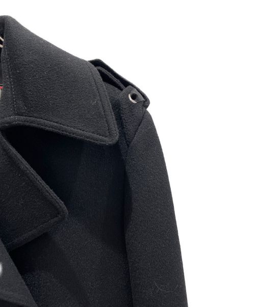 GUCCI（グッチ）GUCCI (グッチ) エポレットPコート ブラック サイズ:42の古着・服飾アイテム