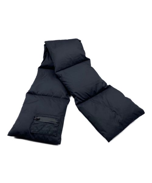 NEXTRAVELER TOOLS（ネクストラベラー ツールス）NEXTRAVELER TOOLS (ネクストラベラー ツールス) ポケット付きダウンマフラー ブラック サイズ:-の古着・服飾アイテム