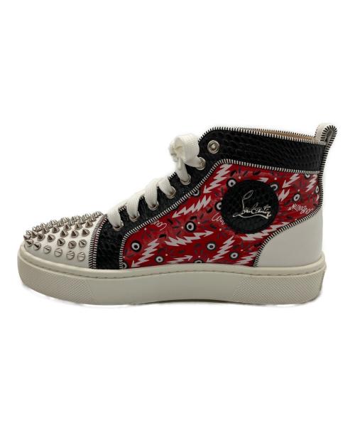 Christian Louboutin（クリスチャン・ルブタン）Christian Louboutin (クリスチャン・ルブタン) SUPER LOU SPIKES ホワイト サイズ:37 1/2の古着・服飾アイテム