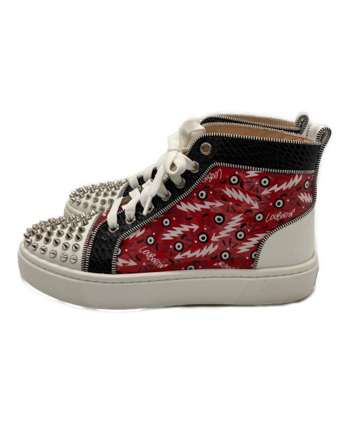 Christian Louboutin（クリスチャン・ルブタン）Christian Louboutin (クリスチャン・ルブタン) SUPER LOU SPIKES ホワイト サイズ:37 1/2の古着・服飾アイテム