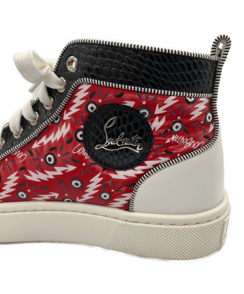 Christian Louboutin（クリスチャン・ルブタン）Christian Louboutin (クリスチャン・ルブタン) SUPER LOU SPIKES ホワイト サイズ:37 1/2の古着・服飾アイテム