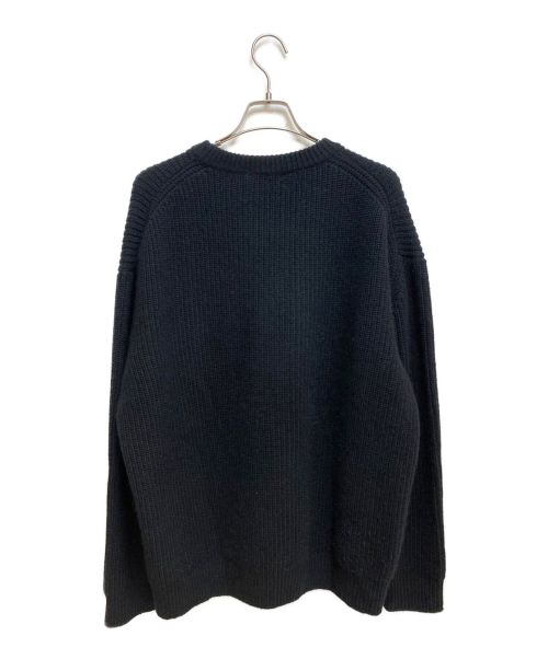 CELINE（セリーヌ）CELINE (セリーヌ) 21AW オーバーサイズ セーター / リブ編みウール ブラック サイズ:Sの古着・服飾アイテム