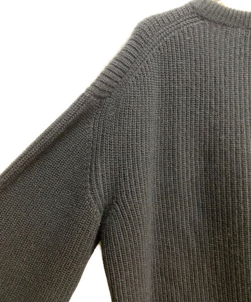 CELINE（セリーヌ）CELINE (セリーヌ) 21AW オーバーサイズ セーター / リブ編みウール ブラック サイズ:Sの古着・服飾アイテム
