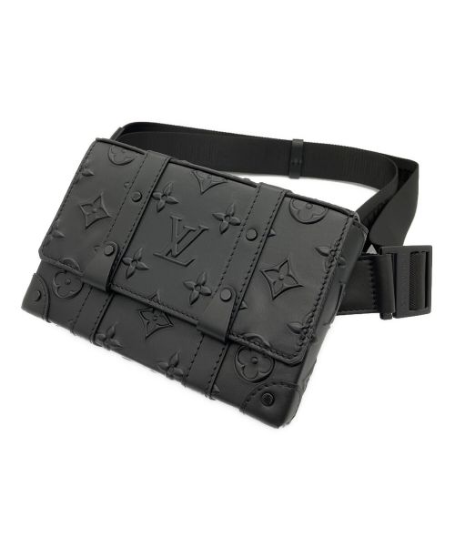 LOUIS VUITTON（ルイ ヴィトン）LOUIS VUITTON (ルイ ヴィトン) トランク ストリングバッグ ブラックの古着・服飾アイテム