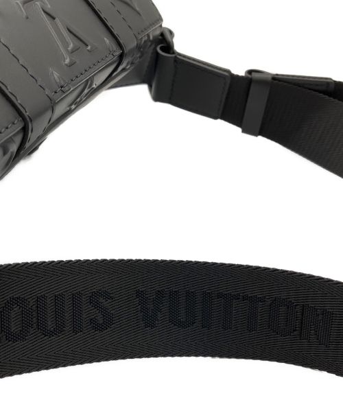 LOUIS VUITTON（ルイ ヴィトン）LOUIS VUITTON (ルイ ヴィトン) トランク ストリングバッグ ブラックの古着・服飾アイテム