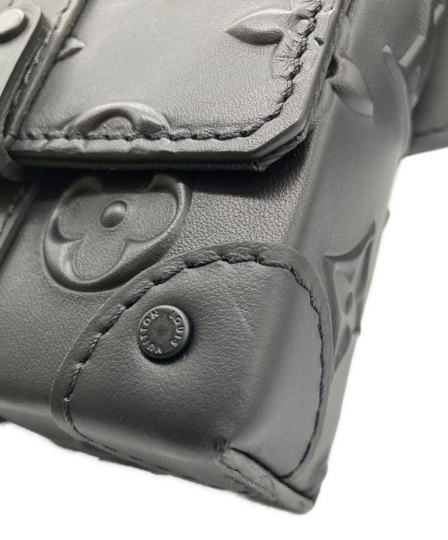 LOUIS VUITTON（ルイ ヴィトン）LOUIS VUITTON (ルイ ヴィトン) トランク ストリングバッグ ブラックの古着・服飾アイテム