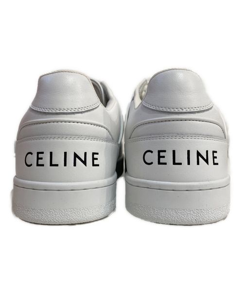 CELINE（セリーヌ）CELINE (セリーヌ) LOW LACE-UP SNEAKER ホワイト サイズ:42の古着・服飾アイテム