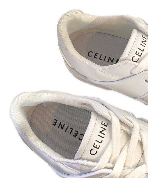 CELINE（セリーヌ）CELINE (セリーヌ) LOW LACE-UP SNEAKER ホワイト サイズ:42の古着・服飾アイテム