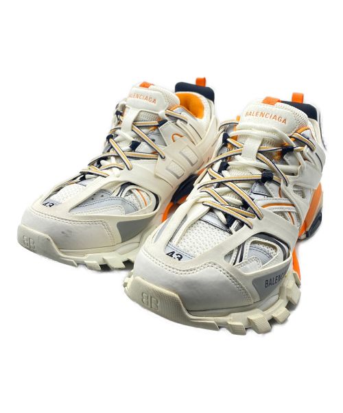 BALENCIAGA（バレンシアガ）BALENCIAGA (バレンシアガ) TRACK SNEAKER ホワイト×オレンジ サイズ:SIZE 43の古着・服飾アイテム