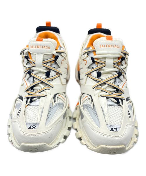 BALENCIAGA（バレンシアガ）BALENCIAGA (バレンシアガ) TRACK SNEAKER ホワイト×オレンジ サイズ:SIZE 43の古着・服飾アイテム