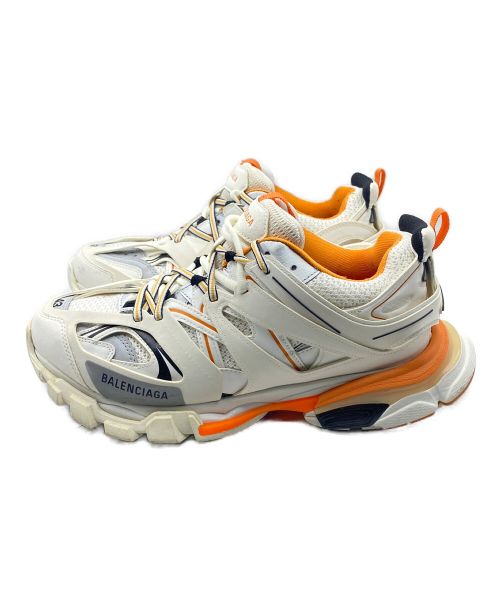 BALENCIAGA（バレンシアガ）BALENCIAGA (バレンシアガ) TRACK SNEAKER ホワイト×オレンジ サイズ:SIZE 43の古着・服飾アイテム
