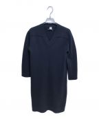 HERMESエルメス）の古着「カシミヤニットワンピース」｜ネイビー