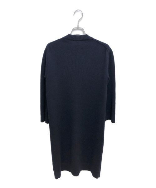 HERMES（エルメス）HERMES (エルメス) カシミヤニットワンピース ネイビー サイズ:34の古着・服飾アイテム