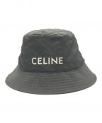 CELINEセリーヌ）の古着「ナイロンツイルバケットハット」｜ブラック