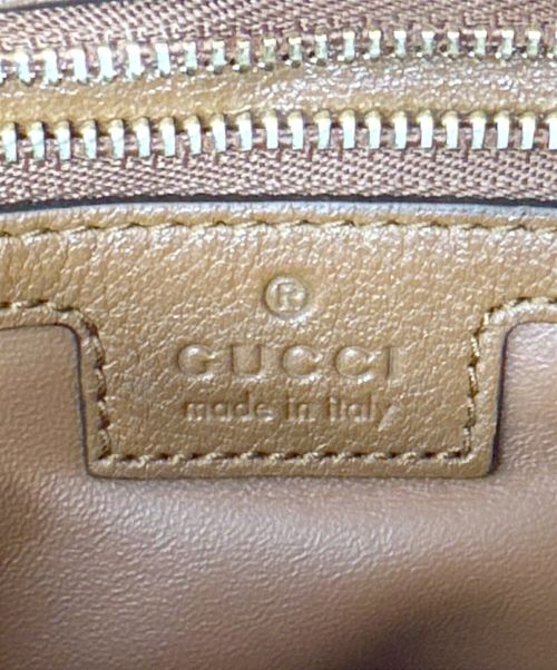 GUCCI（グッチ）GUCCI (グッチ) 2WAYショルダーバッグ ブラウンの古着・服飾アイテム