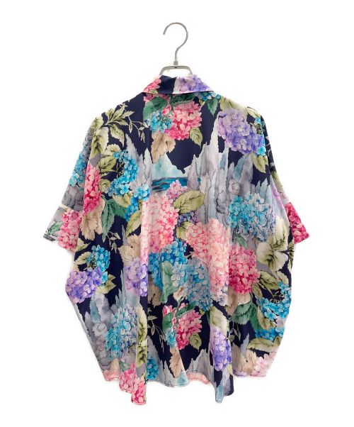 GUCCI（グッチ）GUCCI (グッチ) Hydrangeaシルクシャツ マルチカラー サイズ:38の古着・服飾アイテム