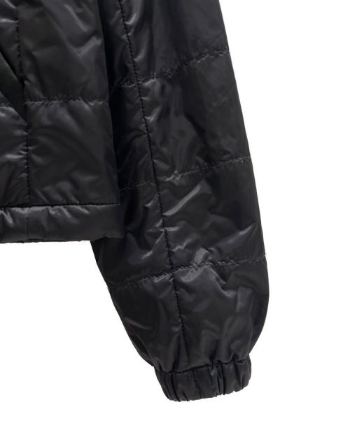 PRADA（プラダ）PRADA (プラダ) パテッドフードブルゾン ブラック サイズ:38の古着・服飾アイテム