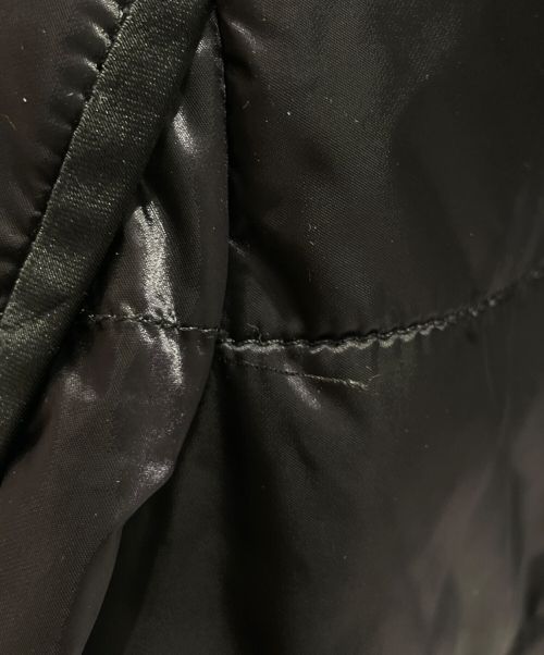 PRADA（プラダ）PRADA (プラダ) パテッドフードブルゾン ブラック サイズ:38の古着・服飾アイテム