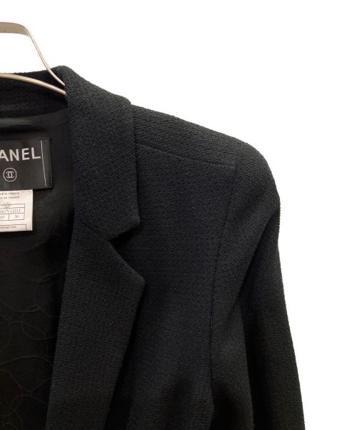 CHANEL（シャネル）CHANEL (シャネル) デザインジャケット ブラック サイズ:36の古着・服飾アイテム