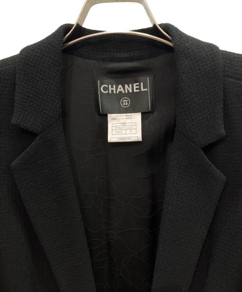CHANEL（シャネル）CHANEL (シャネル) デザインジャケット ブラック サイズ:36の古着・服飾アイテム