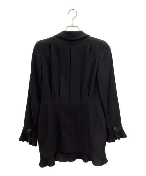 CHANEL（シャネル）CHANEL (シャネル) デザインジャケット ブラック サイズ:36の古着・服飾アイテム