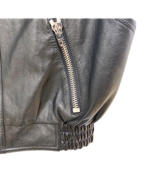 CELINE（セリーヌ）CELINE (セリーヌ) 22AW ノースリーブジャケット / ソフトラムスキン ブラック サイズ:46の古着・服飾アイテム