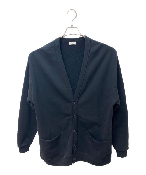 CELINE（セリーヌ）CELINE (セリーヌ) オーバーサイズ カーディガン / コットンフリース ブラック サイズ:Sの古着・服飾アイテム