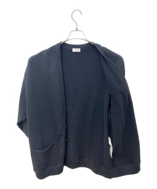 CELINE（セリーヌ）CELINE (セリーヌ) オーバーサイズ カーディガン / コットンフリース ブラック サイズ:Sの古着・服飾アイテム