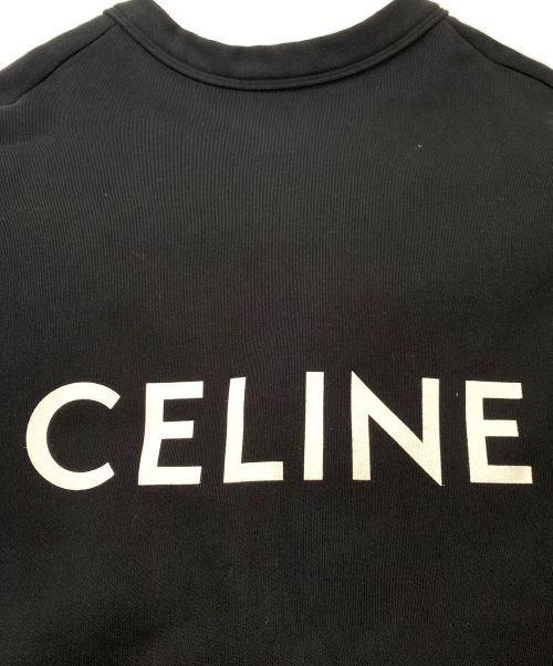 CELINE（セリーヌ）CELINE (セリーヌ) オーバーサイズ カーディガン / コットンフリース ブラック サイズ:Sの古着・服飾アイテム