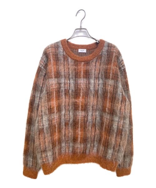 CELINE（セリーヌ）CELINE (セリーヌ) モヘアセーター ブラウン サイズ:XSの古着・服飾アイテム