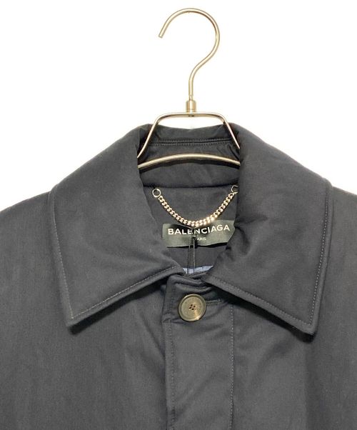 BALENCIAGA（バレンシアガ）BALENCIAGA (バレンシアガ) PADDED TRENCH COAT ネイビー サイズ:SIZE 46の古着・服飾アイテム