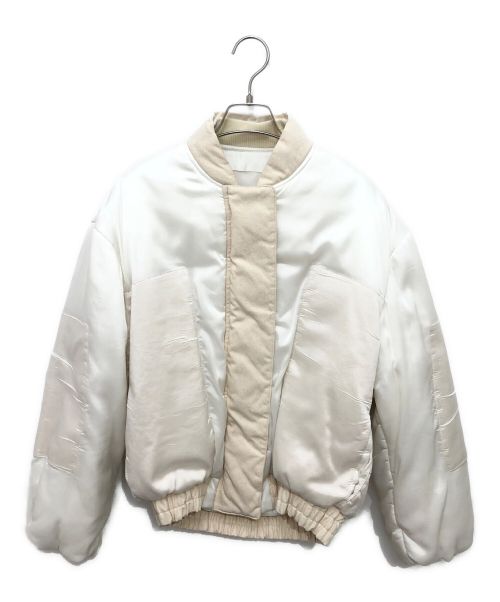JIL SANDER（ジルサンダー）JIL SANDER (ジルサンダー) ボンバージャケット ホワイト サイズ:34の古着・服飾アイテム