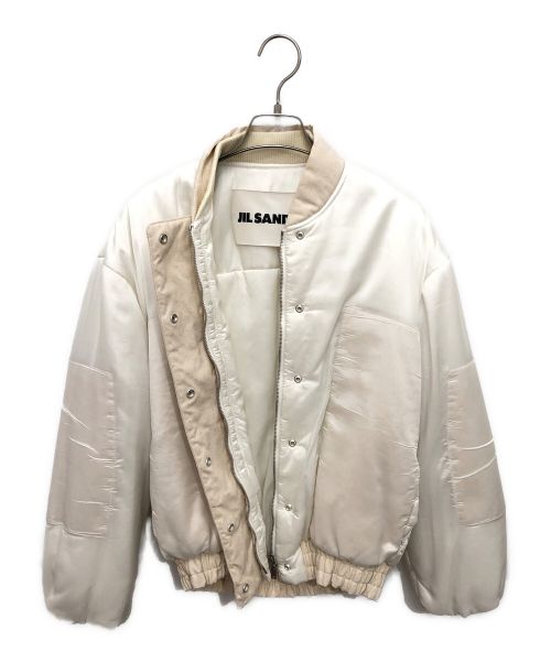 JIL SANDER（ジルサンダー）JIL SANDER (ジルサンダー) ボンバージャケット ホワイト サイズ:34の古着・服飾アイテム