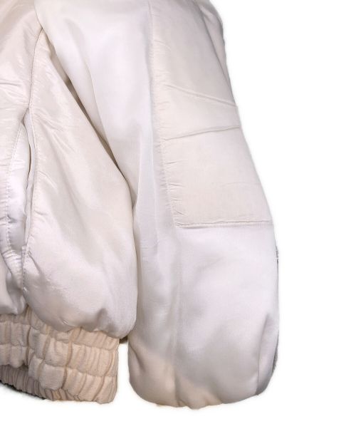 JIL SANDER（ジルサンダー）JIL SANDER (ジルサンダー) ボンバージャケット ホワイト サイズ:34の古着・服飾アイテム