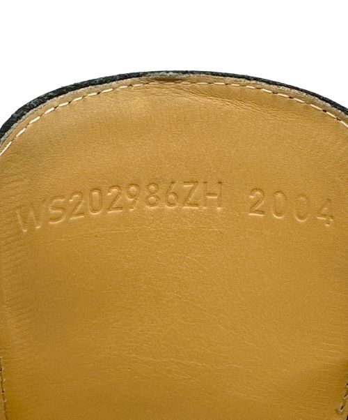 HERMES（エルメス）HERMES (エルメス) ドゥブルHダービーシューズ ブラック サイズ:42の古着・服飾アイテム