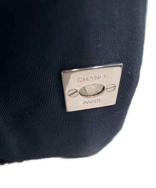 CHANEL（シャネル）CHANEL (シャネル) マトラッセジャージチェーンショルダーバッグ ブラックの古着・服飾アイテム