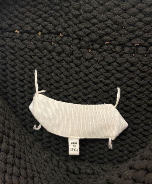 Maison Margiela（メゾンマルジェラ）Maison Margiela (メゾンマルジェラ) テクニカルヤーンニット ブラック サイズ:Sの古着・服飾アイテム