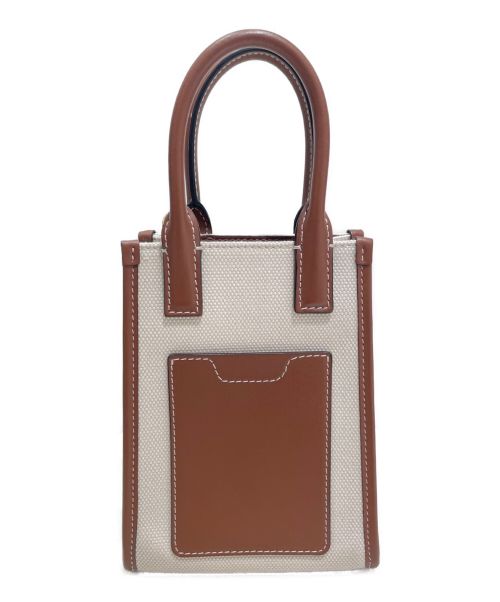 BURBERRY（バーバリー）BURBERRY (バーバリー) マイクロ フランシストート エクリュ/タン サイズ:マイクロの古着・服飾アイテム