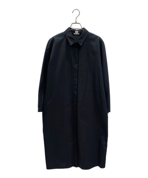 HERMES（エルメス）HERMES (エルメス) ベルトシャツワンピース ネイビー サイズ:40の古着・服飾アイテム
