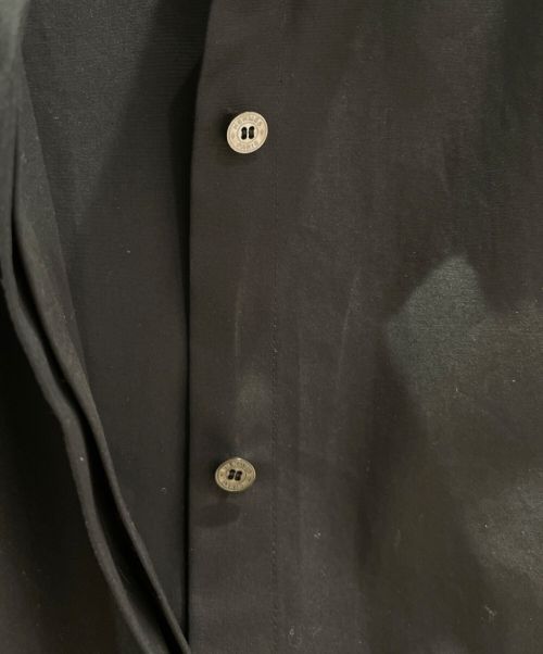 HERMES（エルメス）HERMES (エルメス) ベルトシャツワンピース ネイビー サイズ:40の古着・服飾アイテム