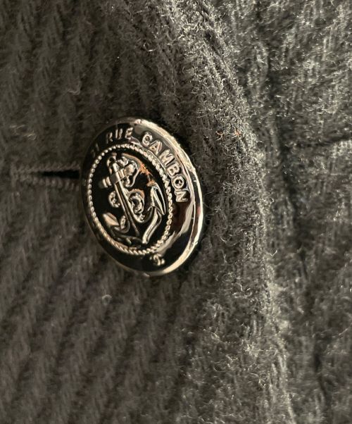 CHANEL（シャネル）CHANEL (シャネル) Pコート ブラック サイズ:38の古着・服飾アイテム