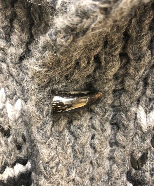 TOM FORD（トムフォード）TOM FORD (トムフォード) ニットジャケット グレー サイズ:Mの古着・服飾アイテム