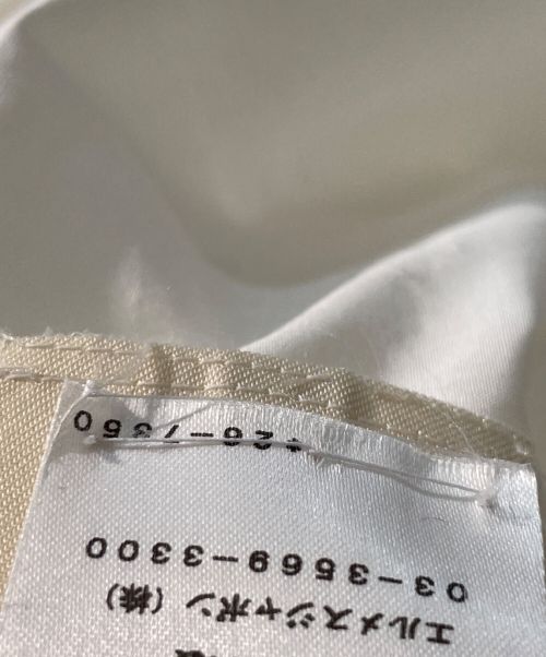 HERMES（エルメス）HERMES (エルメス) ノースリーブワンピース ホワイト サイズ:34の古着・服飾アイテム