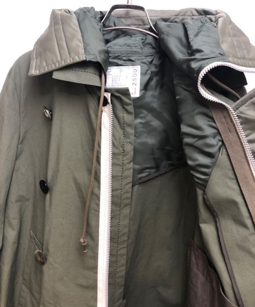 sacai（サカイ）sacai (サカイ) OXFORD COAT オリーブ サイズ:2の古着・服飾アイテム