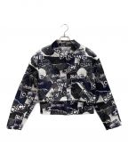 CHANELシャネル）の古着「ボンバージャケット」｜ネイビー