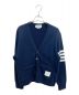 Thom Browne（トムブラウン）の古着「4BARVネックスウェットカーディガン」｜ネイビー
