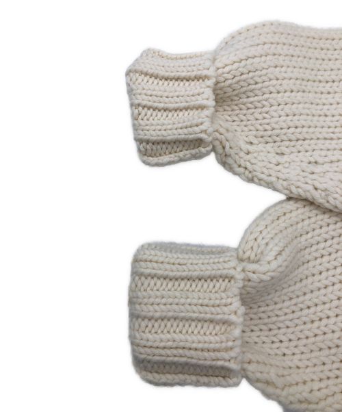 AURALEE（オーラリー）AURALEE (オーラリー) スーパーファインエアリーVネックニット ホワイト サイズ:1の古着・服飾アイテム