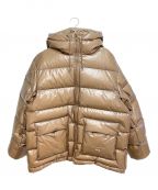 UNDERCOVERアンダーカバー）の古着「21AW メタリック フーデッド パデッドジャケット」｜ブラウン