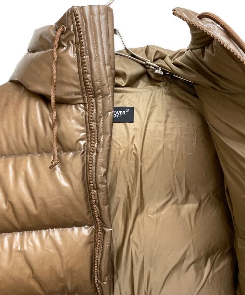 UNDERCOVER（アンダーカバー）UNDERCOVER (アンダーカバー) 21AW メタリック フーデッド パデッドジャケット ブラウン サイズ:3の古着・服飾アイテム