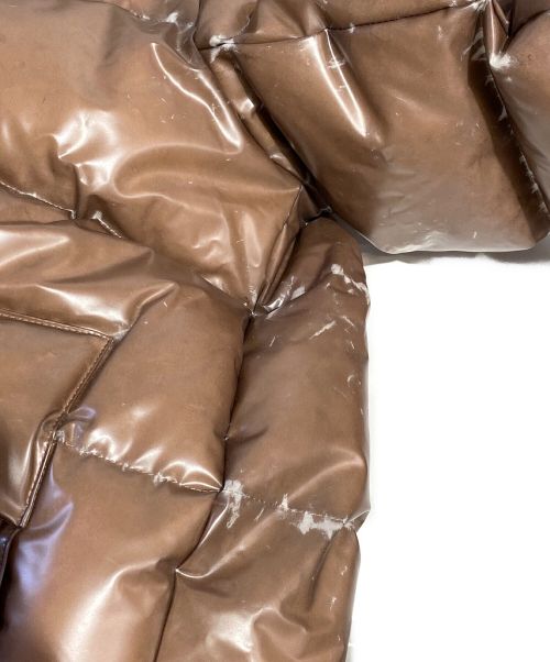 UNDERCOVER（アンダーカバー）UNDERCOVER (アンダーカバー) 21AW メタリック フーデッド パデッドジャケット ブラウン サイズ:3の古着・服飾アイテム